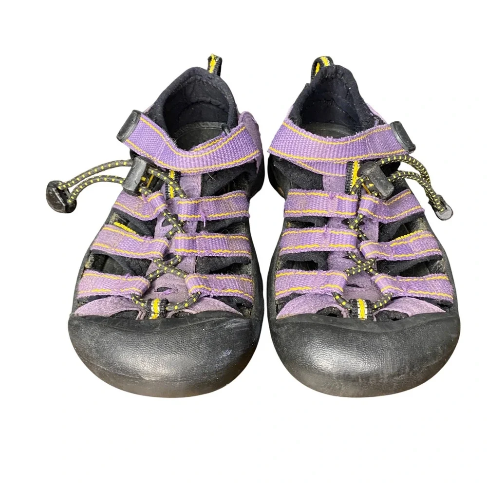 Keen Newport H2 Kids Waterproof‎ Purple Yellow Sport Sandals Size 13 Toddler